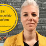 Blijf op hetzelfde social media platform